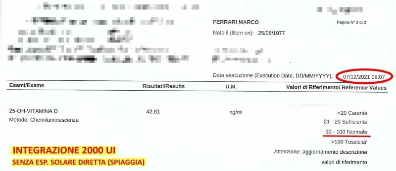 Integrazione vitamina D inverno