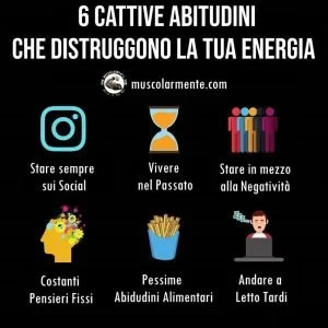 Stanchezza e cattive abitudini